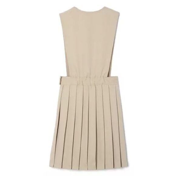 French Toast Big Girls V-Neck Pleated Jumper Uniform Dress - Size 12 - Picture 2 of 6